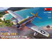 MiniArt Plastic Model Kit P-47N-1RE Thunderbolt 1:48 Scale Basic Kit 48064 New