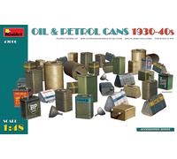 MiniArt Scale Model Accessories Kit – Oil & Petrol Cans 1930-40s – 1:48