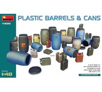 Miniart 1:48 - Plastic Barrels & Cans