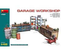 MiniArt Garage Workshop 1:48 Molded Color