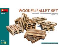 Miniart 1:48 - Wooden Pallet Set, Molded Color