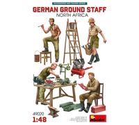 MiniArt 1:48 German Ground Staff with Accessories, N. Africa