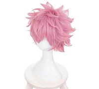 Mina Ashido Wig Cosplay Costume Men Women Short Synthetic Hair Party Role Play Wigs
