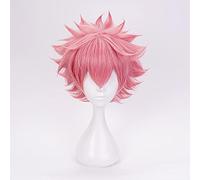 Mina Ashido Wig Cosplay Men Women Short Synthetic Hair Party Role Play Wig+Wig Cap