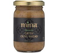 Mina Green Olive Spread, Gourmet Olive Tapenade, 7 oz (200g) - Premium Olive Spread made with Moroccan Green Olives, Perfect for Appetizers, Pasta, Dips, and More