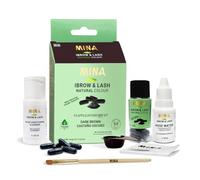Mina ibrow & Lash| Long Lasting Natural Spot coloring and Hair Tinting Powder, Water and Smudge Proof | No Ammonia, No Lead with Up to 10 Applications (Dark Brown)