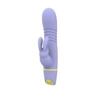 Mina Tide Thrusting Rabbit Vibrator Loving Joy Purple One Size