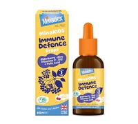 Minadex MinaKIDS Immune Defence Drops 60ml | Liquid Supplement for Children | Elderberry | Zinc | Vitamin C & B12 | Folic Acid | Sugar-Free | Vegan | Cherry Flavour | 2-Month Supply | Made in UK