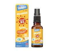 Minadex MinaKIDS Vitamin D3 Spray 30 ml | 200 Sprays - Liquid Vitamins for Children | 400 IU D3 | Bone & Teeth Support | Sugar-Free | Vegan | Orange Flavour | Made in UK