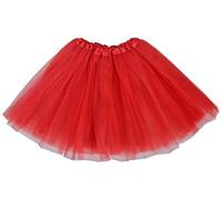 minakolife Girls Adult Ballet Tutu Skirt(Red)