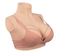 Minaky Ultra-Thin & Lightweight Silicone Breast Forms - Realistic Fake Boob Stretchable Comfortable - Small Size for Crossdressers Drag Queen Mastectomy Cosplay