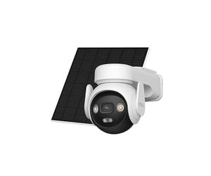 Minalo IMOU AOV PT 4G Kit, 3K/5MP, Outdoor Pan & Tilt Smart 4G & Wi-Fi Rechargeable Battery Security Camera with Solar Panel