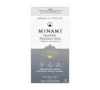 Minami MorEPA Platinum 90% Omega-3 plus Vitamin D3 Softgels