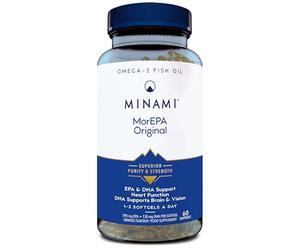 MINAMI Omega-3 Fish Oil, 60 Softgels | MorEPA Original