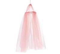 Minamzee Dollhouse Bed Curtain, 1/12 Miniature Bedroom Accessories, Dollhouse Furniture Curtain Decor(Lotus root pink color)