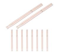 MINAOLULUS 10 Pairs Maple Wood Drumsticks 5a Precise Balance and Versatile Use for Marching Snare and Electronic Drums Practice Suitable for Solo Performers and Pros