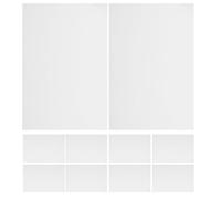 MINAOLULUS 10 Sheets A4 Size 250gsm Metallic Cardstock Paper Silver Mirror Foil Sheets for Crafts Origami Invitations DIY Cards Reflective Shiny Textured Paper