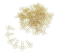 MINAOLULUS 100pcs Gold Metal Cross Heart Paper Clips for Bible Bookmark and Christian Journaling Supplies, Letter Clips for Office and Valentine’s Day Cards