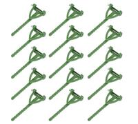 MINAOLULUS 100pcs T-shape Plastic Corsage Clips for Wedding Boutonniere, DIY Bridal Brooch Pins, Green Triangle Breastpin Buttonhole Accessories for Floral Crafts and Party Decorations