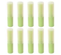 MINAOLULUS 10pcs 4g Empty Lip Balm Tubes Containers with Caps for Women and Ladies Reusable Plastic Lip Gloss Tubes with Turning Wheel Mechanism for Daily Life and Homemade Products
