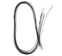 MINAOLULUS 10pcs Black Abs Guitar Edge Protector Binding Strips 1650x6x1.5mm for Acoustic and Classical Guitar Decoration and Inlay Accessories