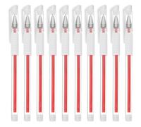 MINAOLULUS 10pcs Black Eyebrow Pen Waterproof Marking Pens for Permanent Eyebrow Position with Multi-purpose Lightweight Plastic Design for Tattoos and Surgery