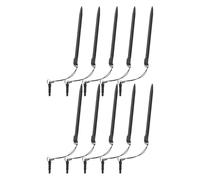 MINAOLULUS 10pcs Plastic Resistive Stylus Pen with Hard Tip and Antislip Textured Grip for Industrial Resistive Touchscreen Devices, for Automotive Navigation Systems and Daily Commute Route