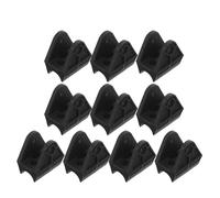 MINAOLULUS 10pcs Wheelchair Footrest U-Shaped Quick Release Plastic Mount Bracket, U-Type Quick Disconnect Support, 22mm, Black, for Wheelchair Leg Rest Replacement Parts, Repair, Home,