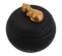 MINAOLULUS 12oz Pet Urn for Cat Ashes Small Cement Memorial Remembrance Box Keepsake Urn Pet Loss Box for Small Animals
