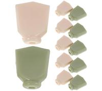 MINAOLULUS 12pcs Acoustic Guitar Tuner Pegs Replacement Guitar Tuning Peg Knobs Handles for Repairs in Green Jade and Cream Yellow Colors
