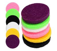 MINAOLULUS 12pcs Aromatherapy Diffuser Pads Refill for Car Essential Oil Diffuser, Multi-color Fragrant Cotton Core Pads Suitable for Aroma Pendant and Home Fragrance Use