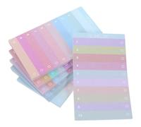 MINAOLULUS 12pcs Rainbow to Do List Notepad Daily Planner Notebook Weekly Schedule Pad for Work and Study Office Organization Random Color