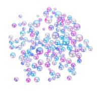 MINAOLULUS 1Bag Iridescent Fake Pearls Artificial Pearl Beads for Vase Filler DIY Jewelry Making Floral Decoration Mixed Approx