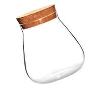 MINAOLULUS 1pc Bubble Bowl Glass Storage Jar Cork Stopper for Terrarium Diy Art Craft Planter