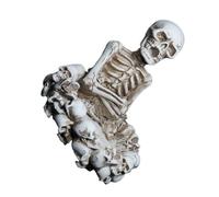 MINAOLULUS 1pc Skull Ash Storage Container Retro Style Ashtray for Halloween Home Decor Unique Design for Office Bar Living Room for Smokers Smooth Edges Fun Atmosphere