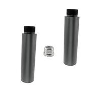 MINAOLULUS 1set Extension Mic Stand Microphone Extension Tubes Nut for Studio and Broadcast Use Easy Installation Lightweight Compatible Various Microphones