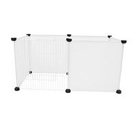 MINAOLULUS 1set Pet Cage for Animals Assemble Fence Door and Sturdy Design for Hamsters and Exercise Room for Pets Frosted