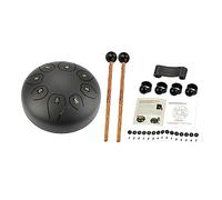 MINAOLULUS 1set Tongue Drum Percussion Musical Instrument for Beginners Meditation Yoga Practice Easy to Play Mallets