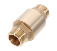 MINAOLULUS /2 Inch Brass Vertical Check Valve Dual External Thread, One Way Counterflow Valve for Compressors and HVAC Systems, Suitable for Dust Collection Pumps and Condensate Lines