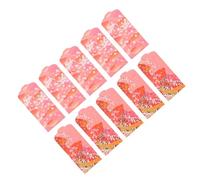 MINAOLULUS 20 Pcs Japanese Style Large Wedding Money Packets with Gold Fan White Flower Designs, Festive Spring Festival Red Envelopes for New Year Celebration and Wedding