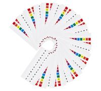 MINAOLULUS 20 Sets Colorful A-z Letter Index Tabs with White Letter Stickers Waterproof Small Sticky Page Tabs for Notebook File and Book Page Markers Alphabet Annotation for Office