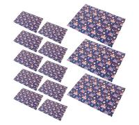 MINAOLULUS 20 Sheets Eid Decor Wrapping Paper Festive Design with Mosque Moon Star Shapes Coated Paper 28x20" DIY Friendly Crafting for Family Gatherings and Gifting Occasions