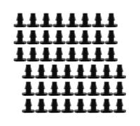 MINAOLULUS 200pcs Drip Irrigation Line Plugs with Single Head Barbed Connector Plastic Irrigation Pipe End Caps for 4/7 Inch Tubing Prevents Water Leakage for Sustainable Gardening