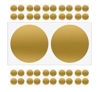 MINAOLULUS 200pcs Gold Round Scratch Off Stickers 3.9inch Diameter Easy to Scratch Surface Versatile DIY Supplies for Lottery Ticket Scratcher Games Suitable and Teachers