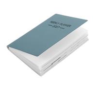 MINAOLULUS 2027 Pocket Size Planner A7 Daily Planner with Pu Paper Cover, Weekly Planning Feature, Prevents Ink Bleeding, Small Portable Notebook for School and Travel, Green