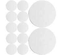 MINAOLULUS 20pcs Black Non-Slip Double-Sided Adhesive Tape for Sofa Carpet and Bed Sheet Fixing, 50mm Diameter Rug Pads for Home Décor and Furniture Anti-Skid Protection