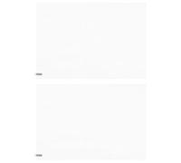 MINAOLULUS 2pcs A3 Self Adhesive Dry Erase Whiteboard Wall Stickers 16.5x11.8 Inch Removable Writable Board for Office Home Meeting and Classroom Use