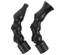 MINAOLULUS 2pcs Aquarium Water Outlet Nozzle Set 25mm Plastic Pump Pipe Connectors with Duckbill and Tornado Spray Heads for Fish Tank Filtration and Aquatic Systems