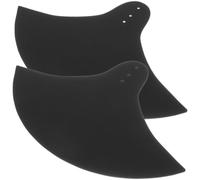 MINAOLULUS 2pcs Drum Pad Cymbal Mute Mat for Practice at Home, Soft Cloth and Rubber Drum Mute Pads with Volume Control and Low Volume Features, Suitable for 18/20/21 Inch Cymbals,