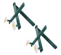 MINAOLULUS 2pcs Floral Foldable Plastic Book Stand 8.66x2.28x1.97in Lightweight Hands Free Portable Book Holder Minimizes Slips for Study Sessions and On-The-go Professionals